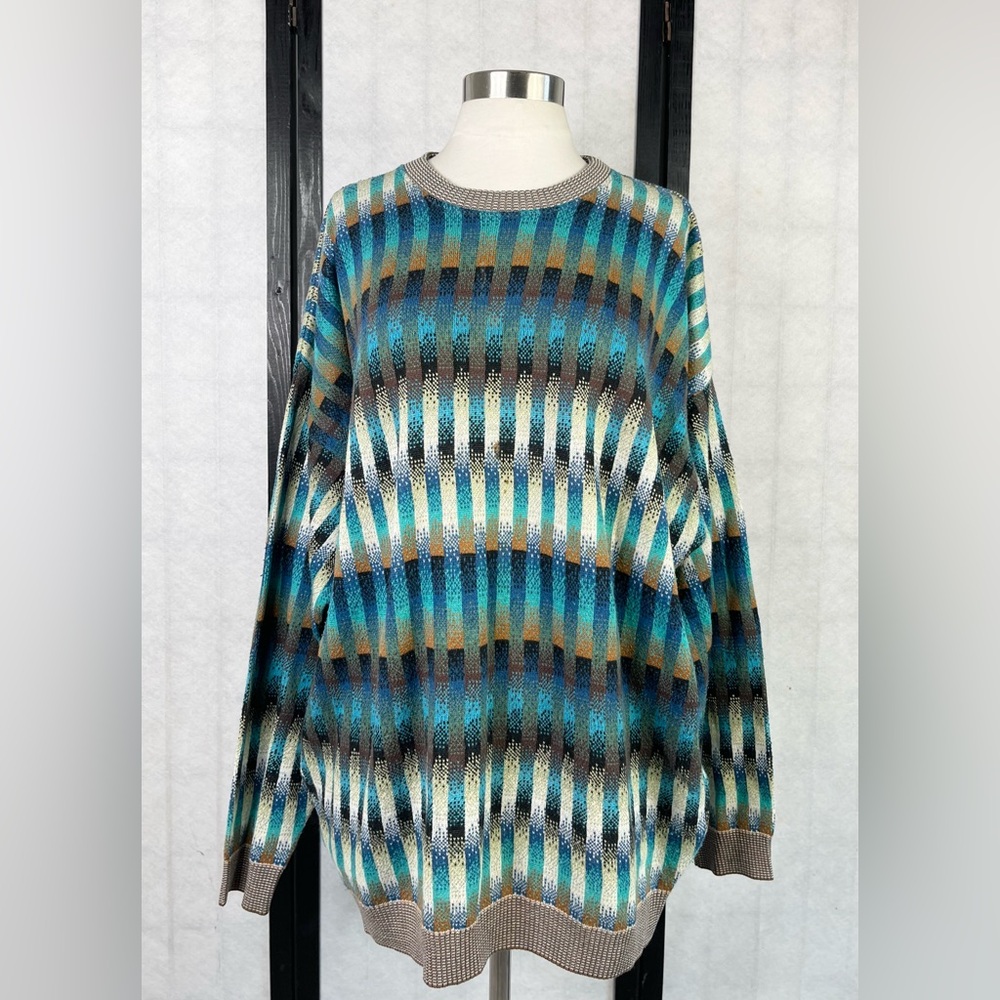 Bachrach Multicolor Striped Sweater